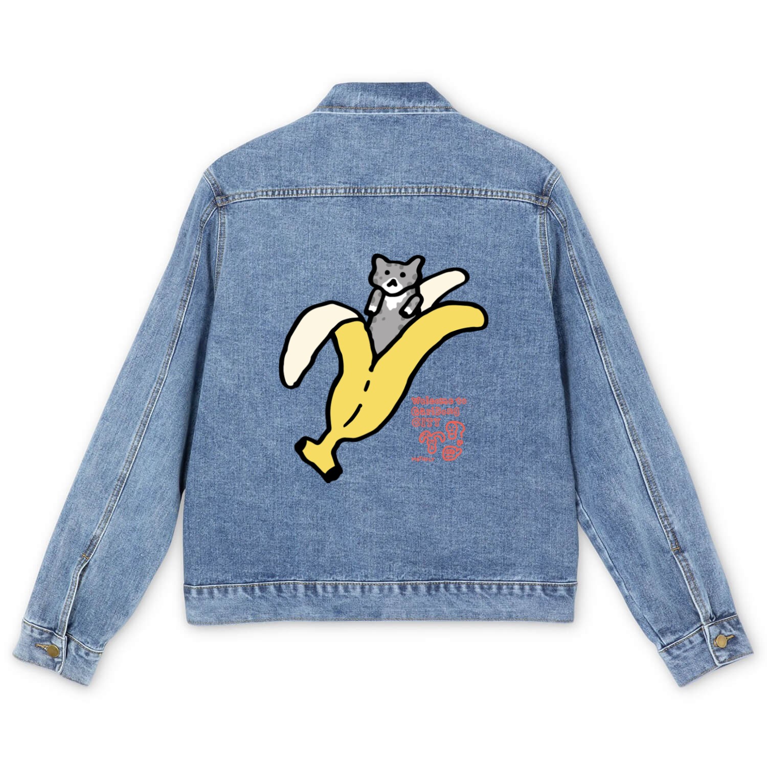 Bananyang - 020. Gray Spotted Tuxedo Men's Denim Jackets