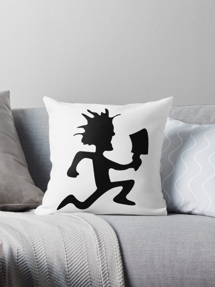 ICP Hatchetman Logo Throw Pillow