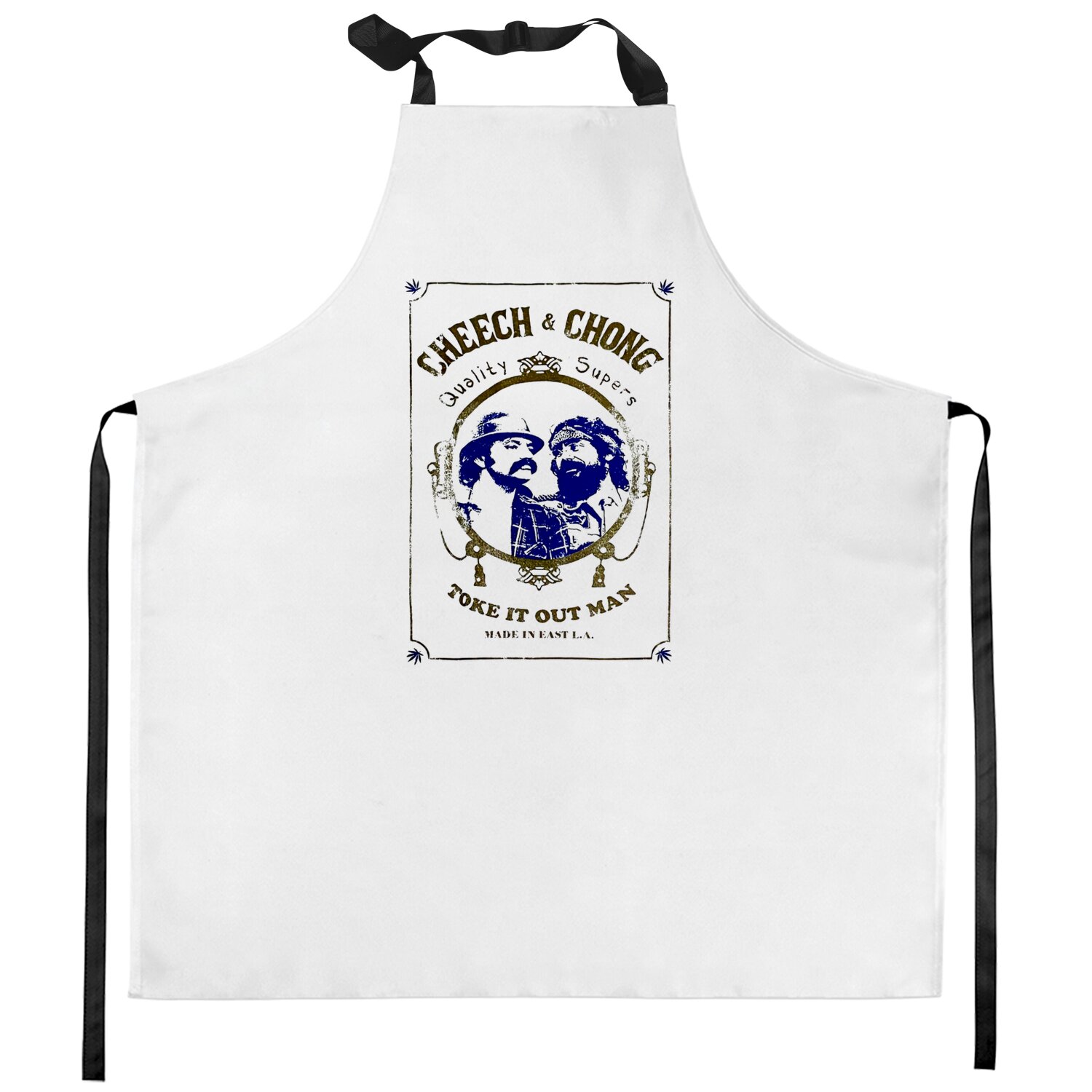 Cheech and Chong Toke It Out Man Kitchen Aprons