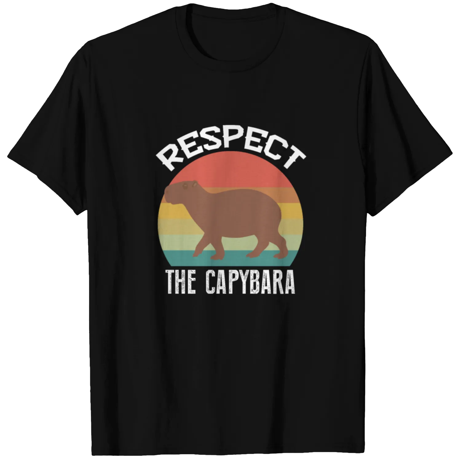 vintage retro capybara stuffed animal lover gifts T-shirt