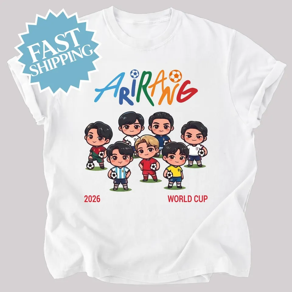 Arirang World Cup 2026 Shirt, Kpop 2026 Concert Tee, Gift For Fans