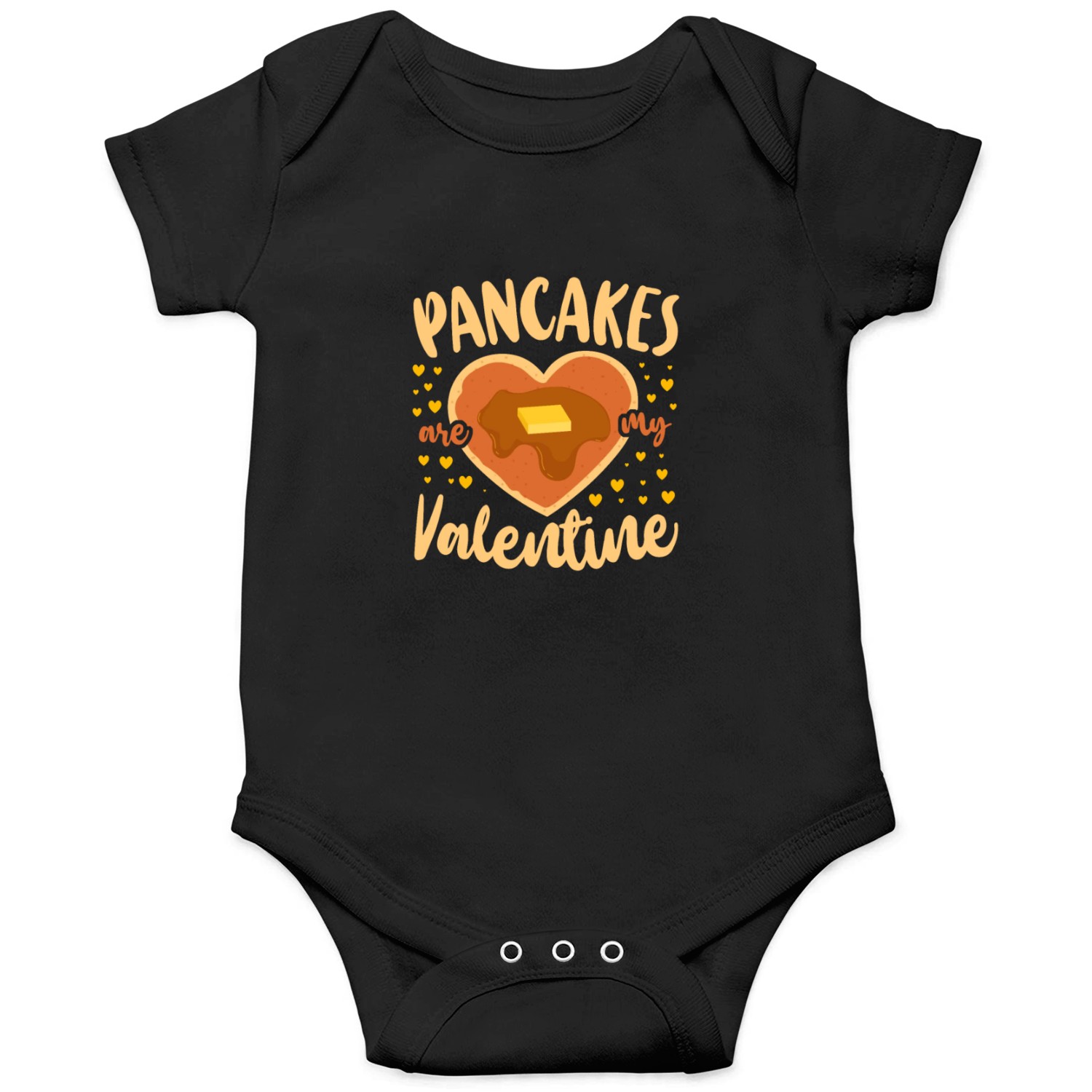 Pancake Lover Kids Valentines Day Onesies