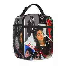 Michael Jackson King Of Pop Dance Singer Thermal Lunch Bag