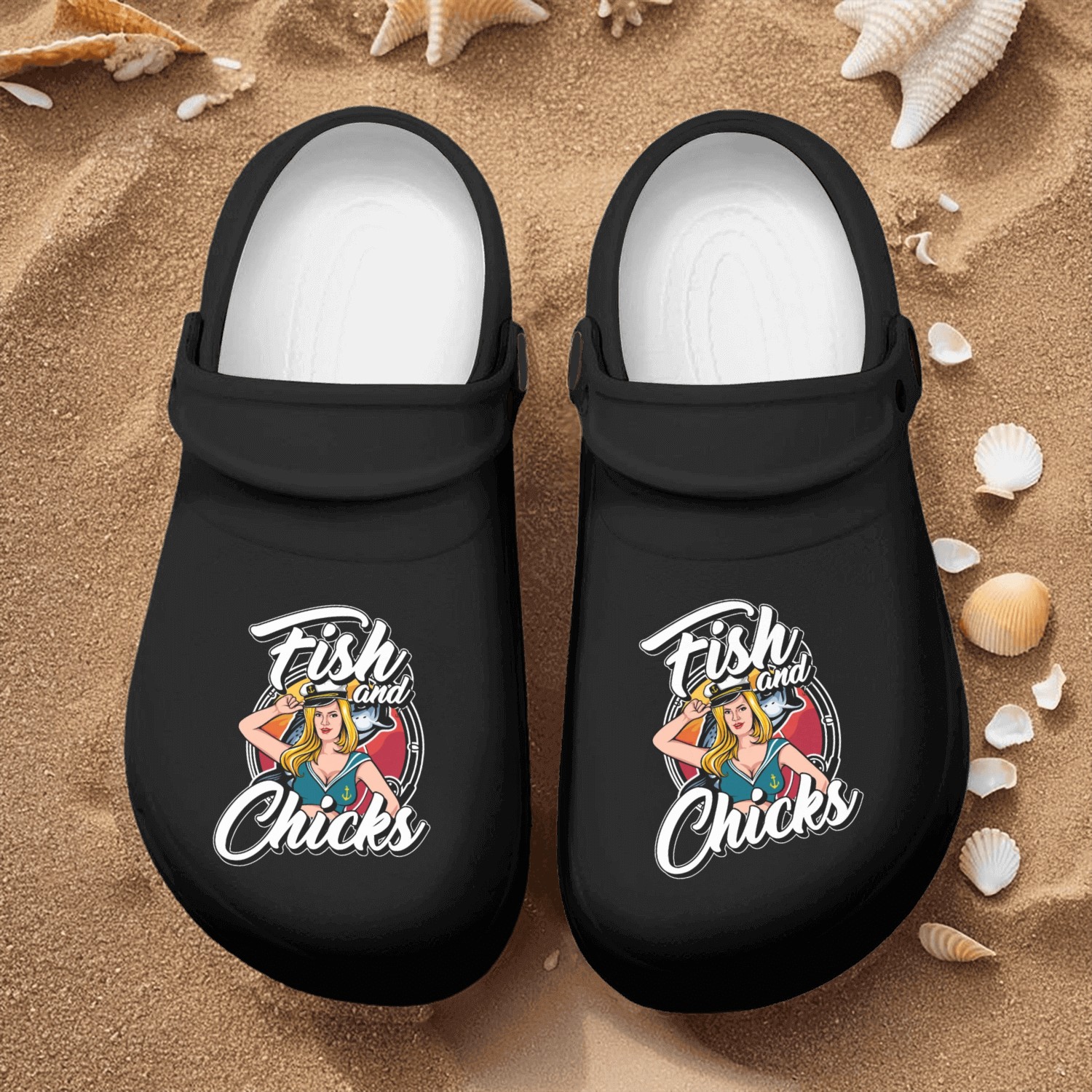 Sailing Anchor Sailboat Sailor Nurse Clogs