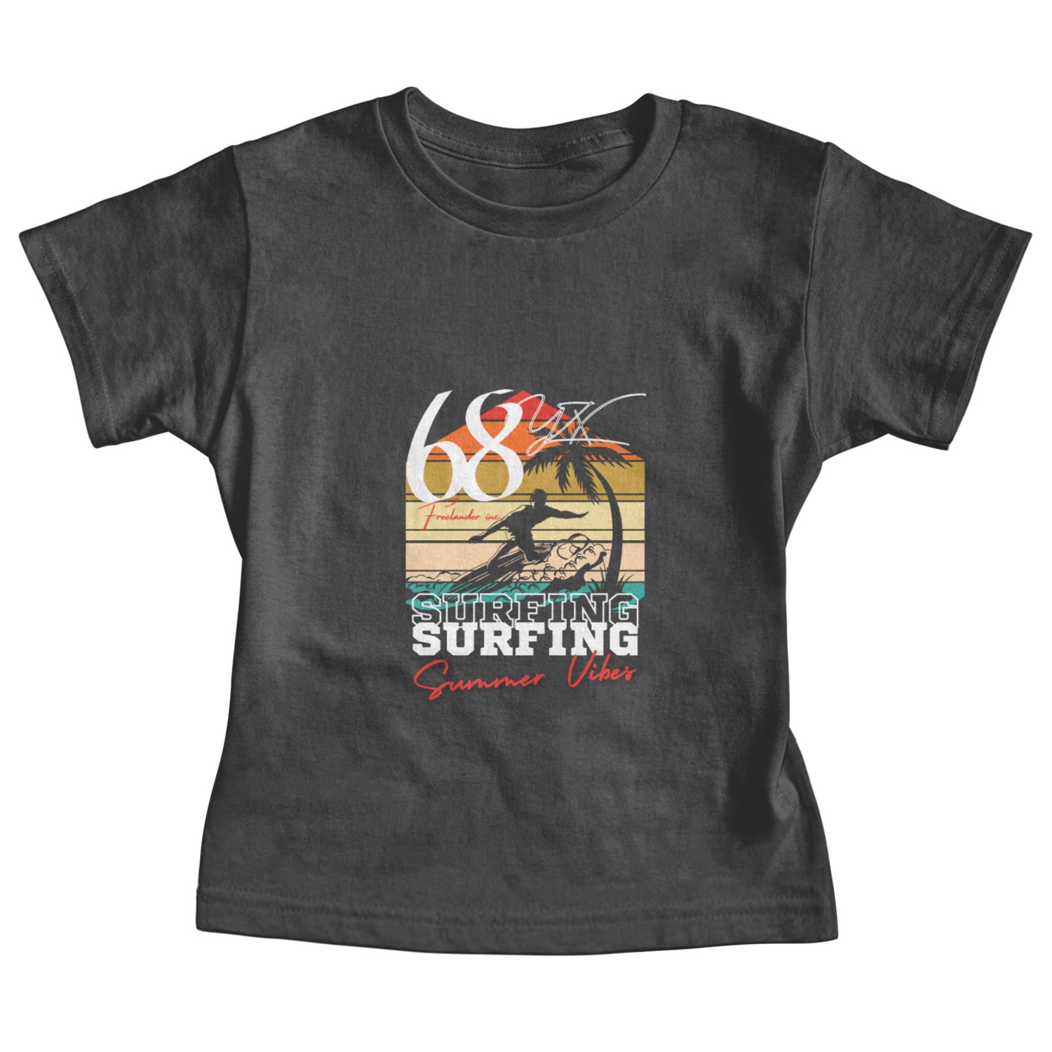 Surfing summer vibes Baby Tees