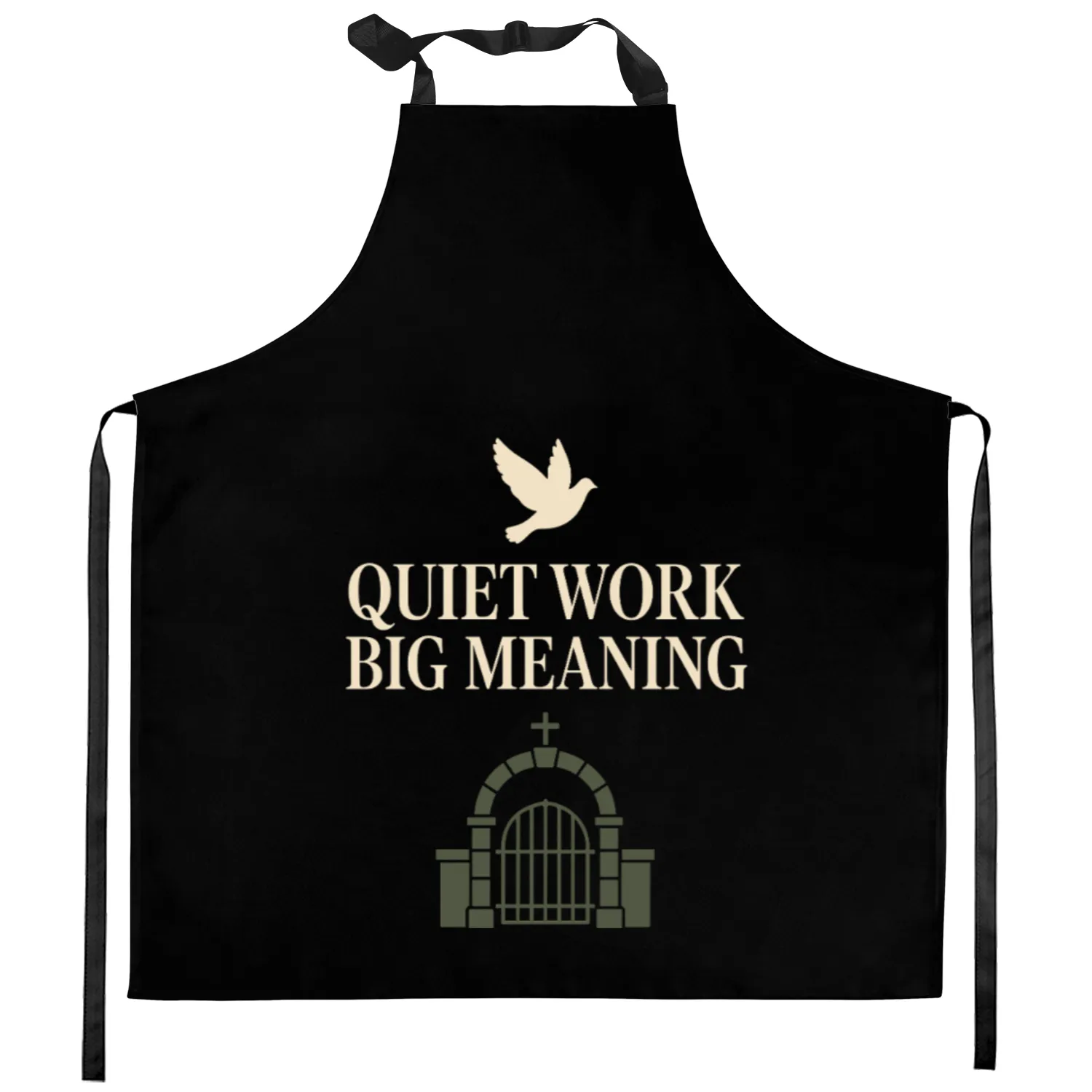 Cemetery Worker Groundskeeper Graveyard Memorial Kitchen Aprons