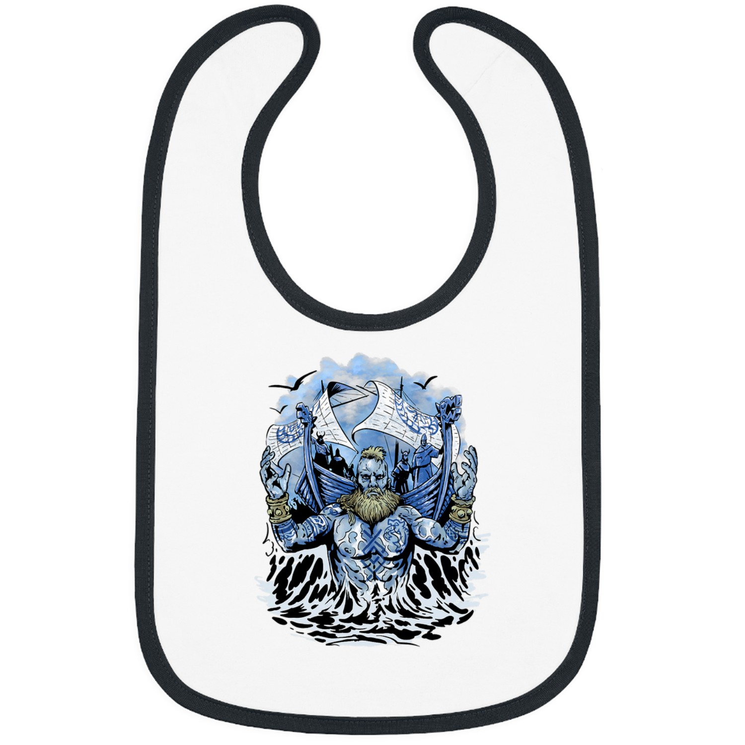 Celtic Viking Attack from Water I Viking Boats Bibs