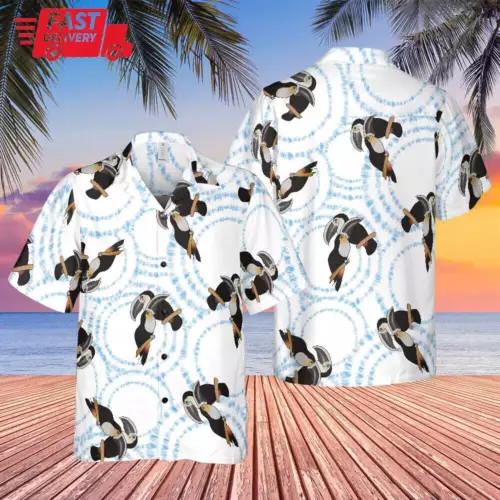 Brad Pitt Hawaiian Shirt, Tyler Durden Fight Club Toucan Bird Costume