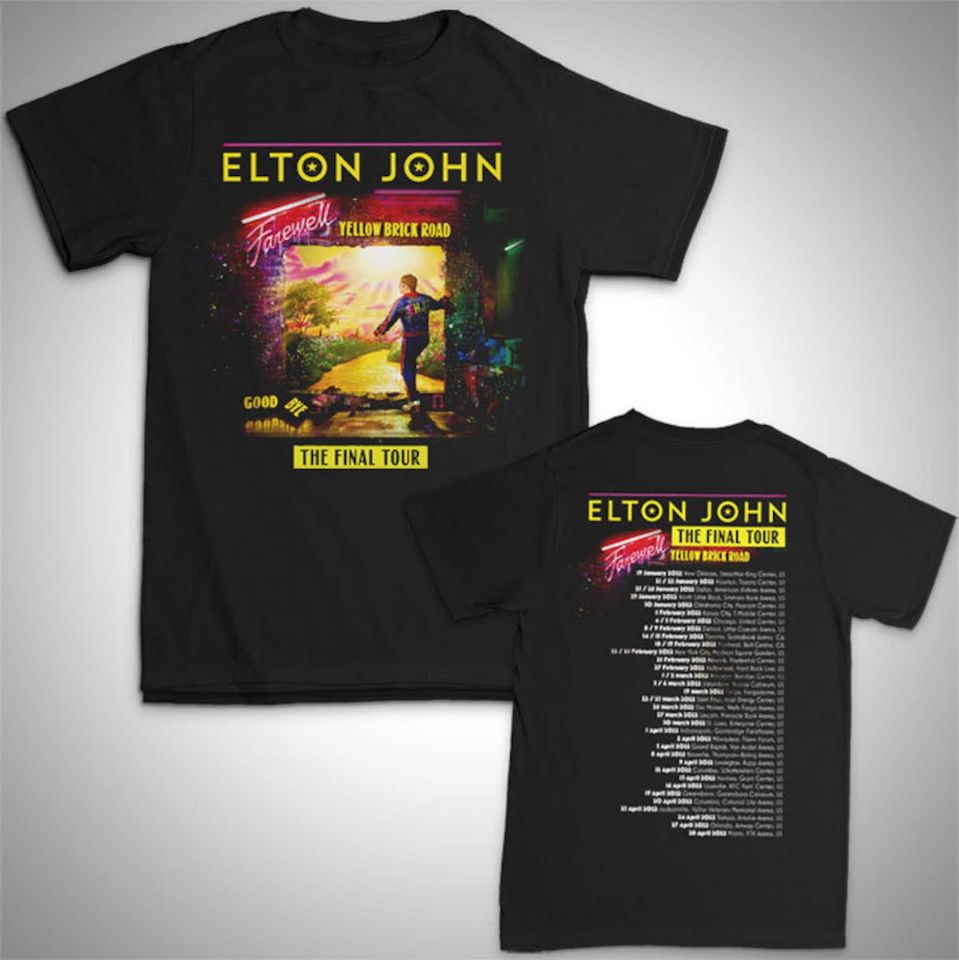 ELTON JOHN T shirt Farewell Tour 2025 T-Shirt