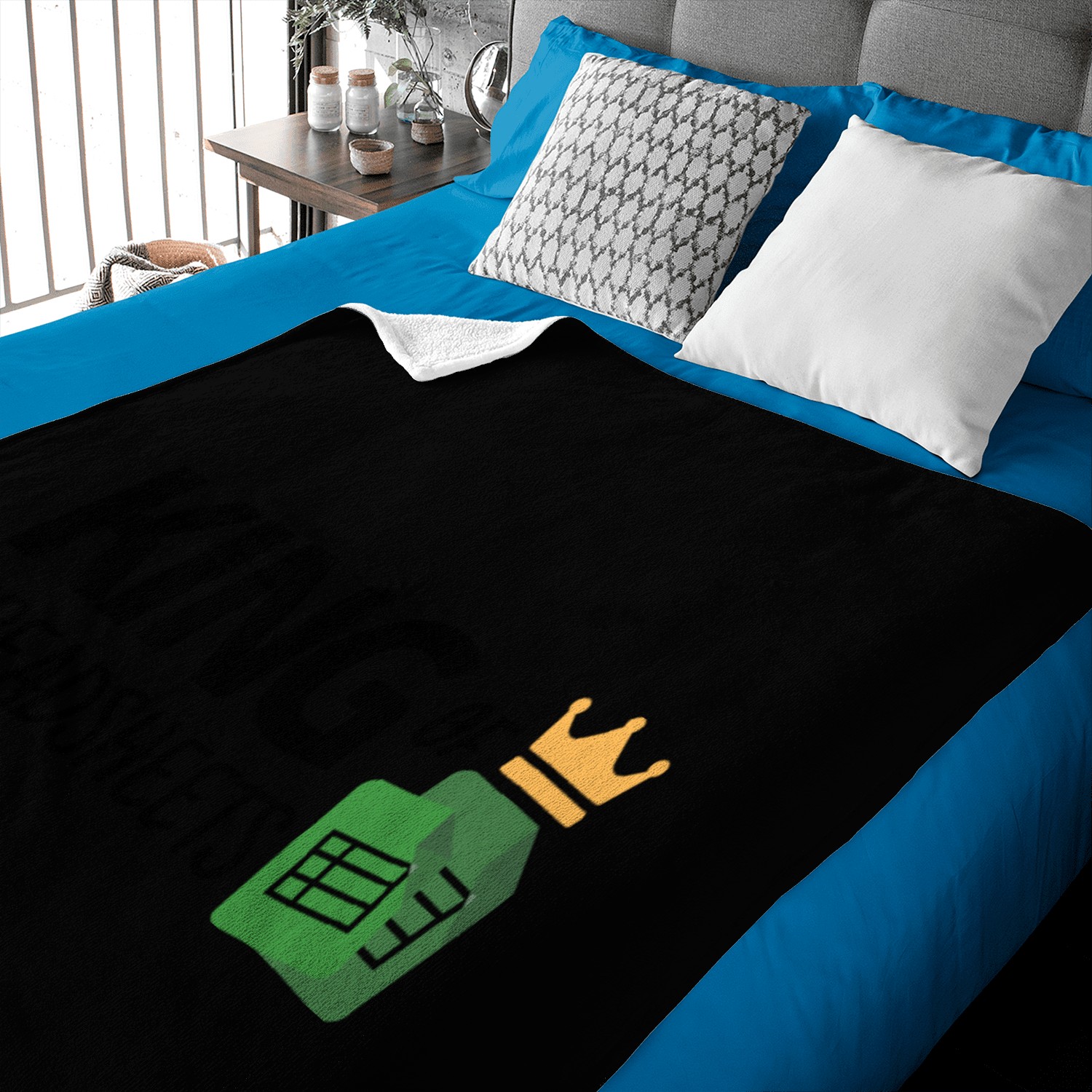 King of Spreadsheets - Excel, Accounting, Sheets Baby Blankets