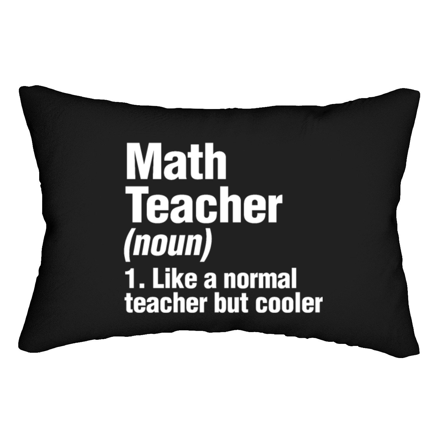 Math Teacher Definition Lumbar Pillows
