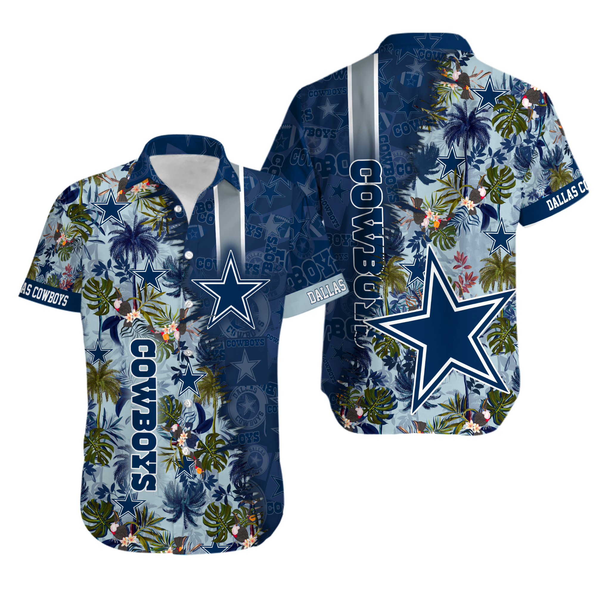 Dallas C.o.w.b.o.y.s Tropical Spirit Hawaiian Shirt , Gift for Fan