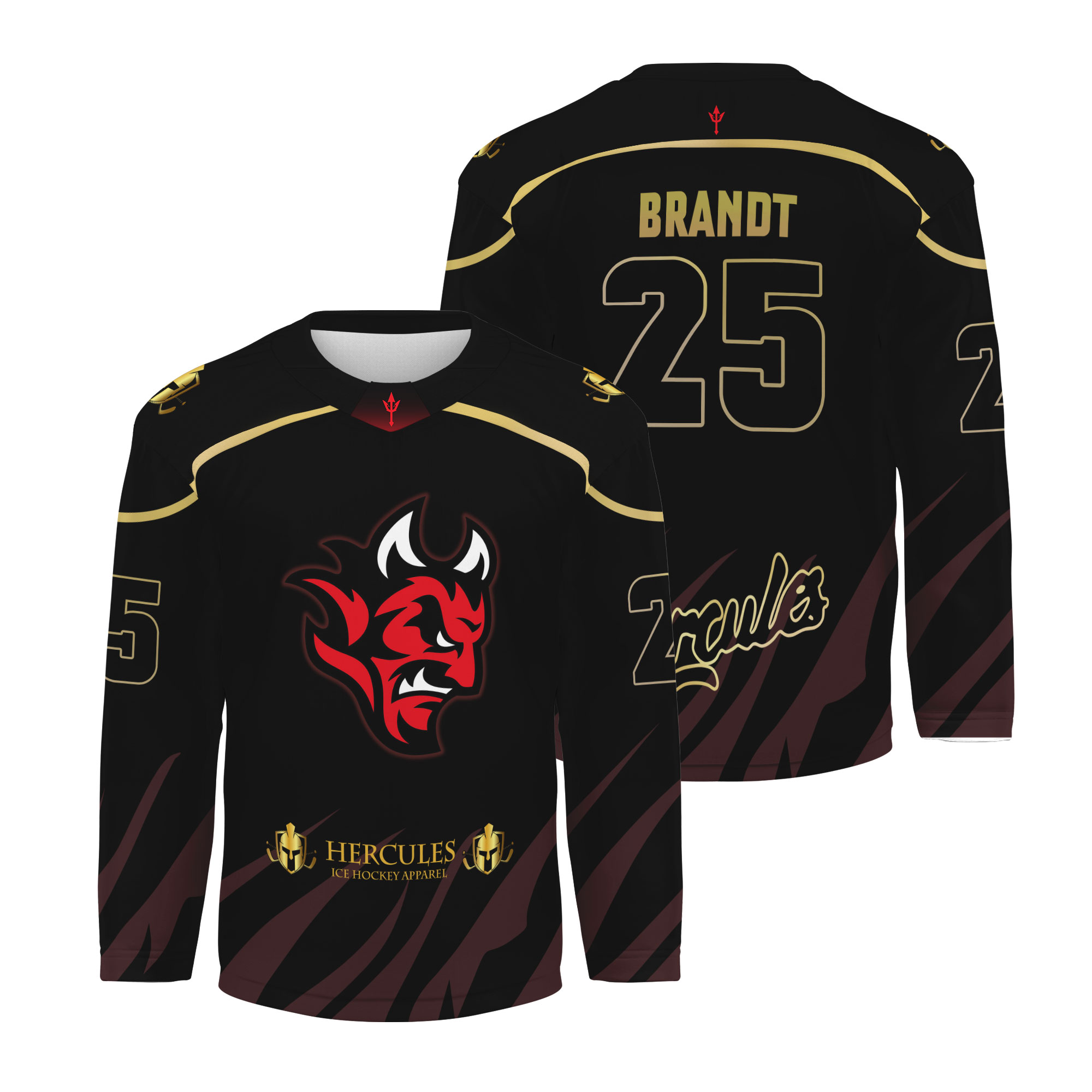 Personalized Cardiff Devils Black Warmup Hockey Shirt Men's Fan Gear Xmas Gift