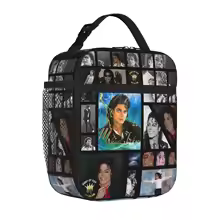Michael Jackson King Of Pop Dance Singer Thermal Lunch Bag