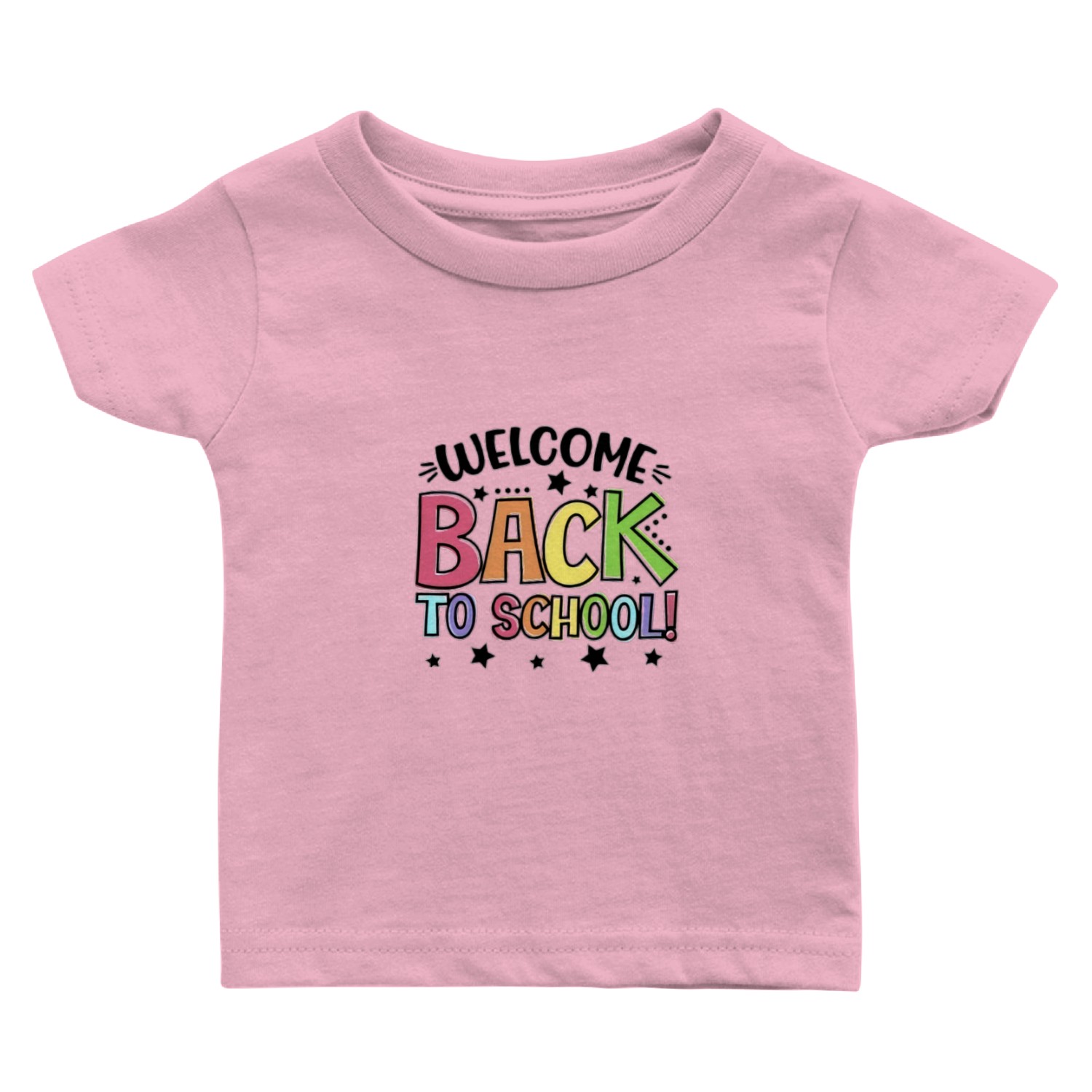 Welcome Back to School Student Teacher Colorful Baby T Shirts