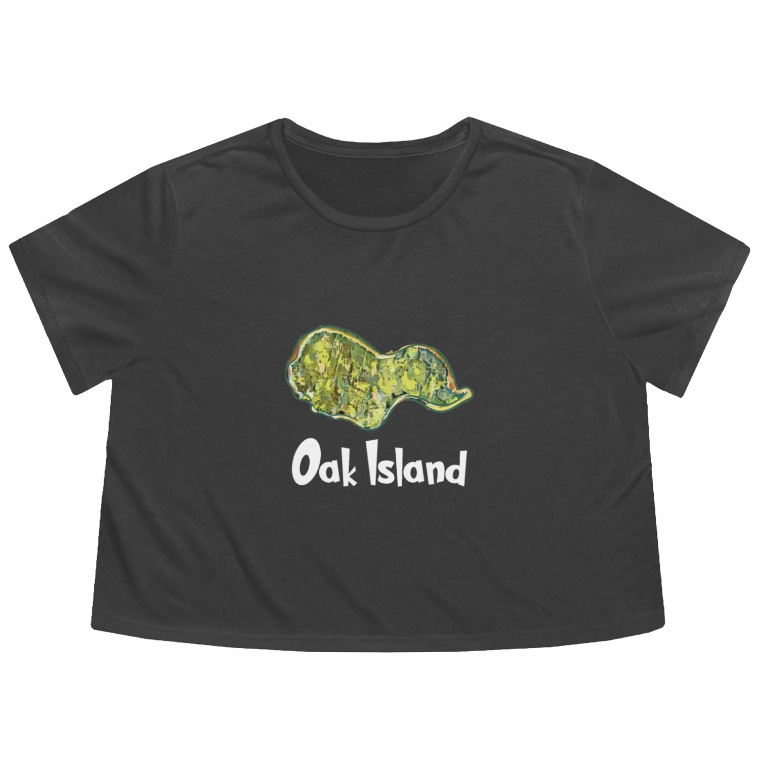 Oak Island / Treasure Hunting Oak Island Mystery Flowy Cropped Tees