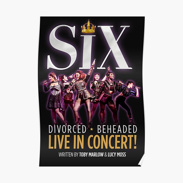 Six the musical design Premium Matte Vertical Poster