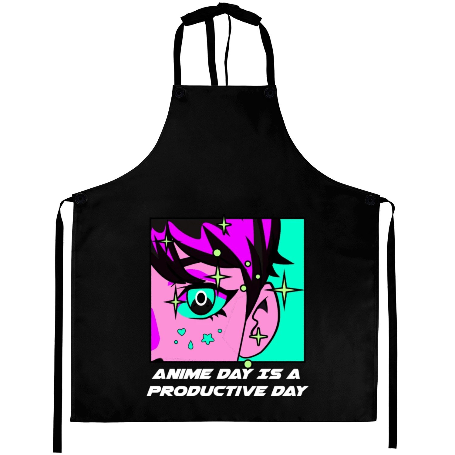 Anime Day Is a Productive Day Japanese Anime Lover Aprons