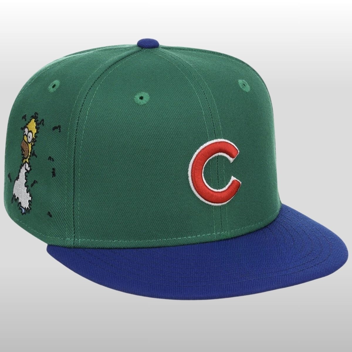 Chicago Cubs Simpsons Embroidered Flat Bill Cap, 2026 Gameday Merch, Baseball Hat