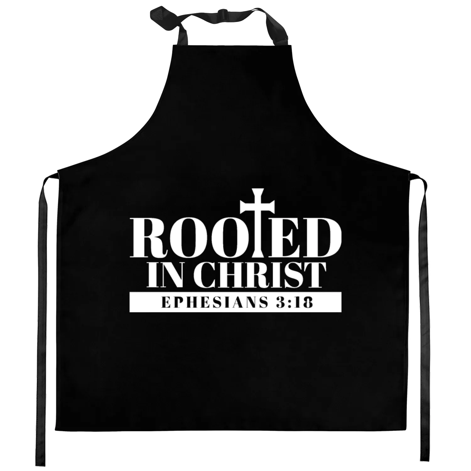 Bible Verse Rooted In Christ Ephesians 3:18 Jesus Kitchen Aprons