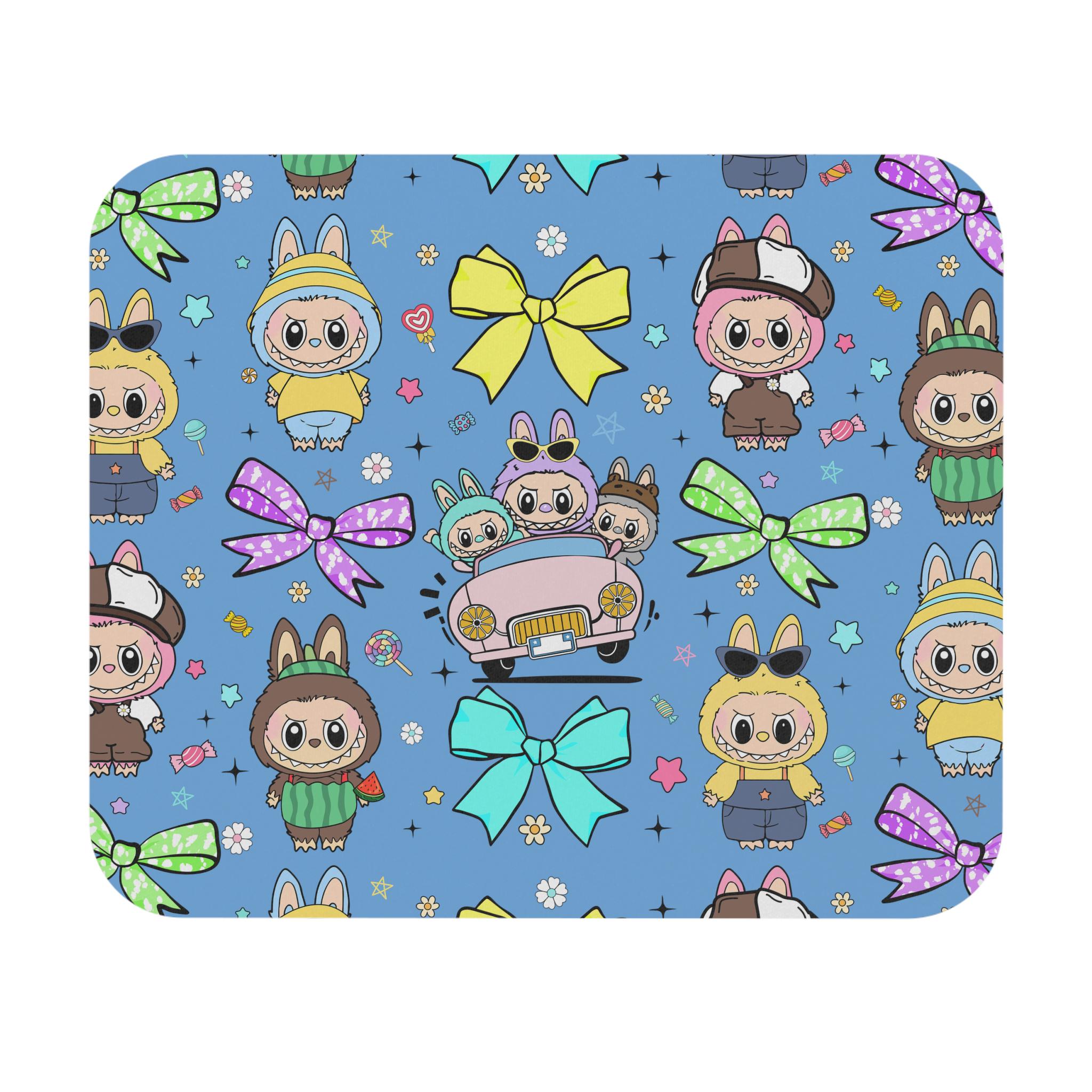 Cute Labubu Monster Mouse Pads