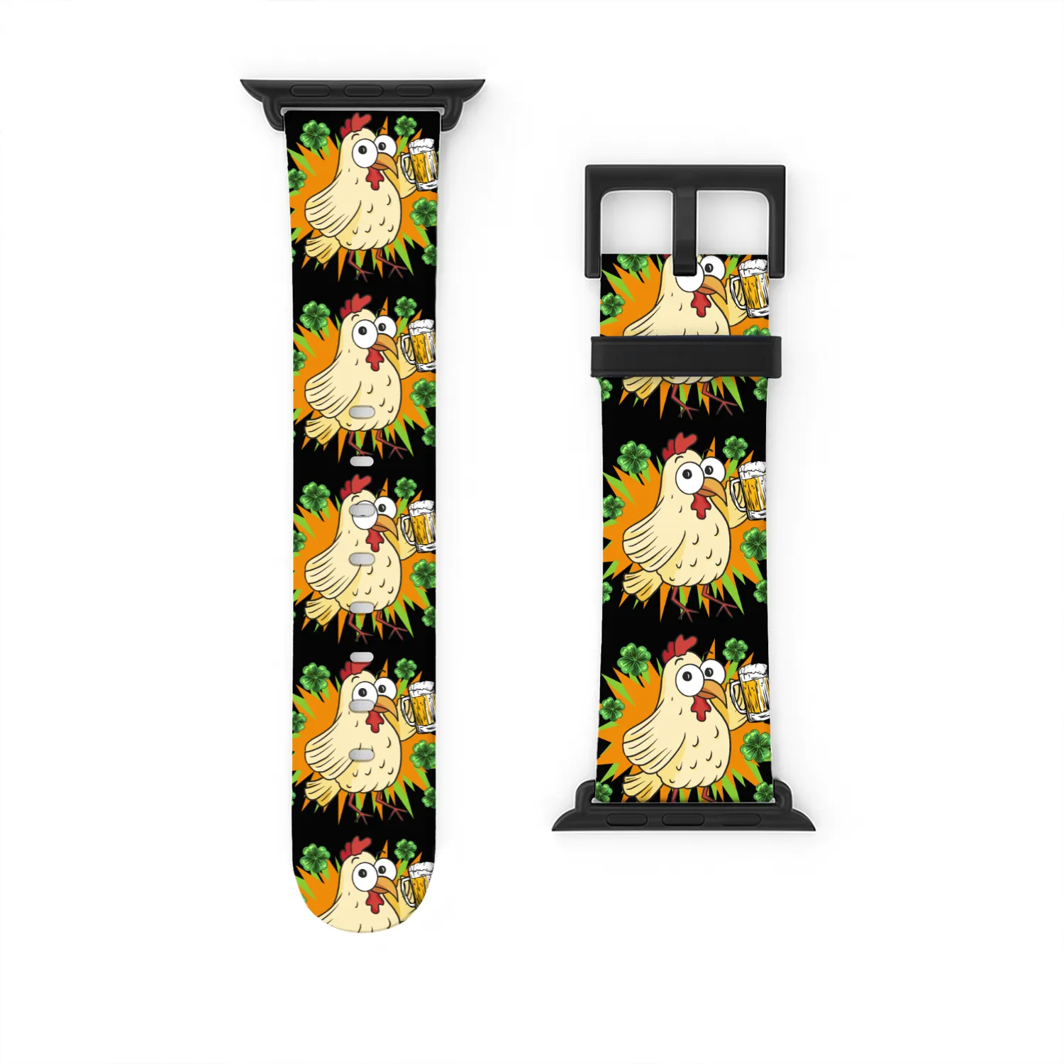 St. Patrick's Day Chicken Watch Bands For Apple Watch