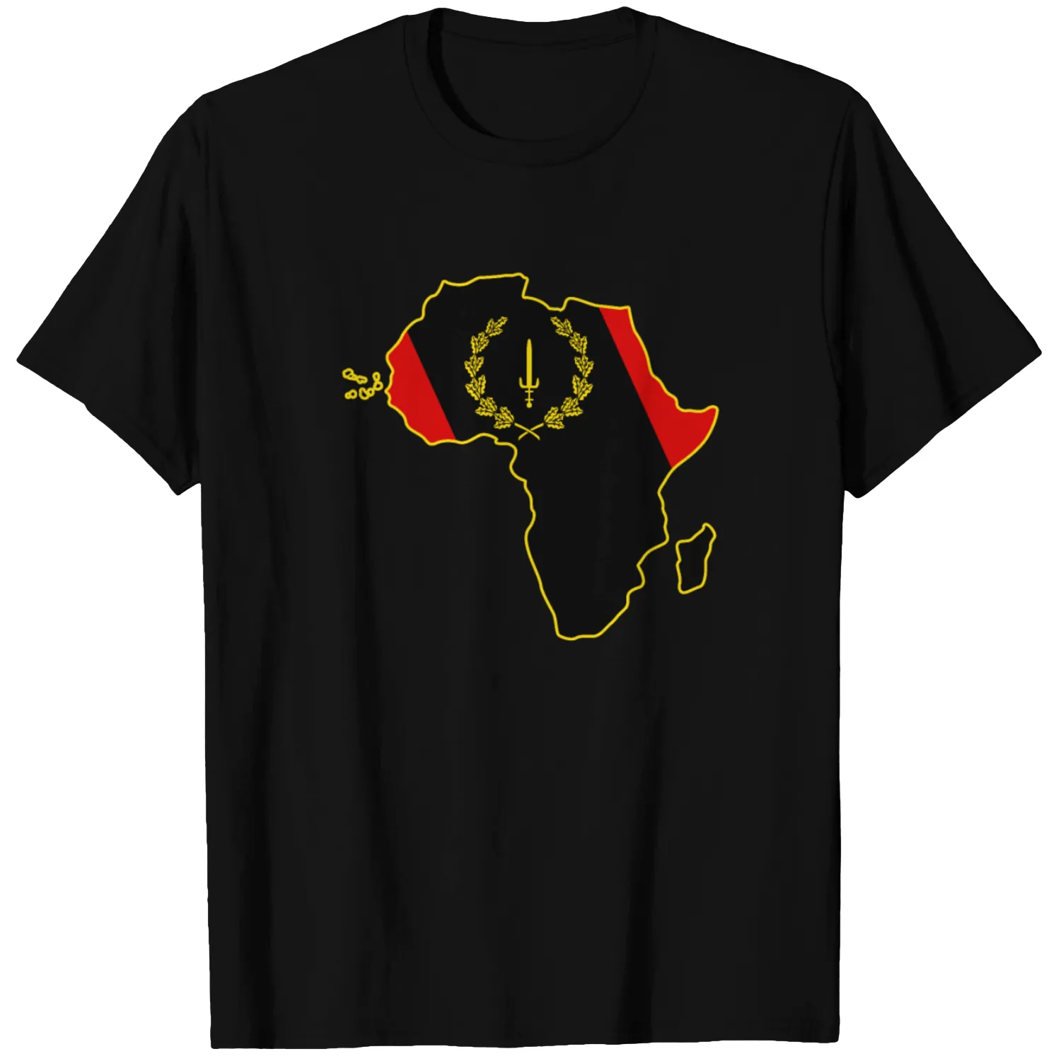 Black American Heritage Flag Black Hisory Gift T-shirt