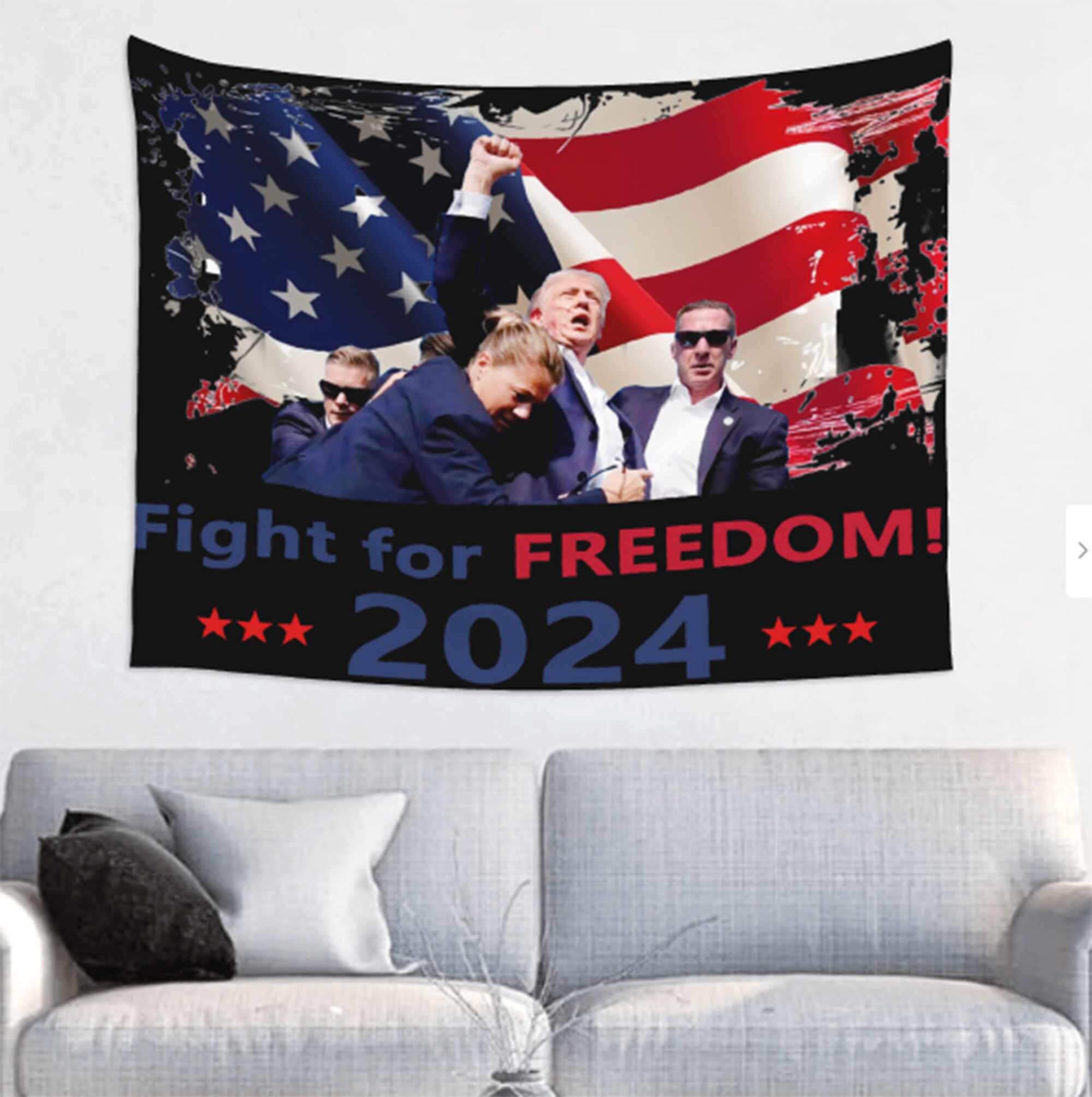 Trump Supporters Flag,Trump Assasination Attempt Flag,Fight Flag,2024 Trump Flag,Trump Shot Flag,Trump Garden Flag,Make America Great Again
