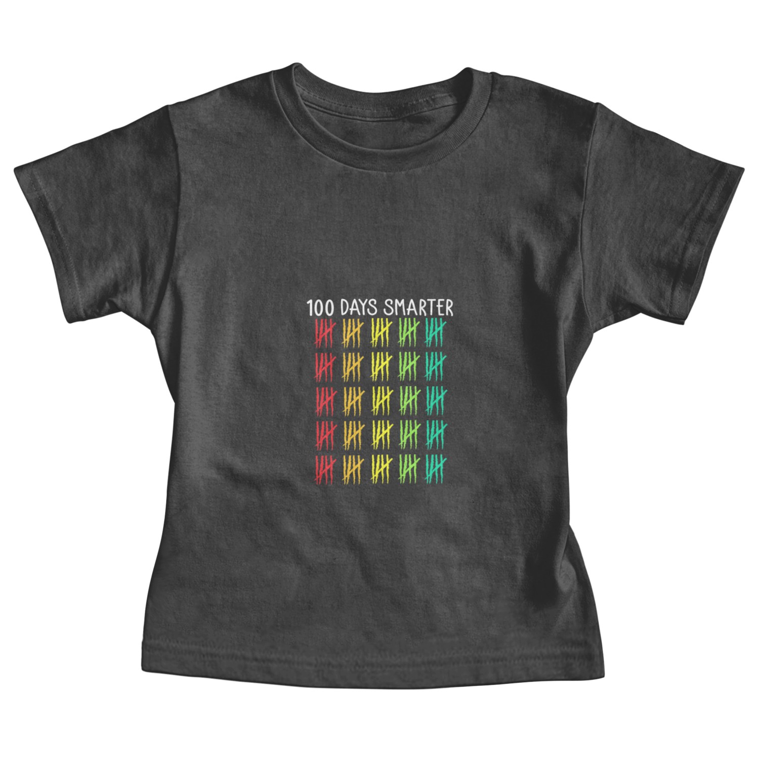 100 Days Of School Smarter Baby Tees