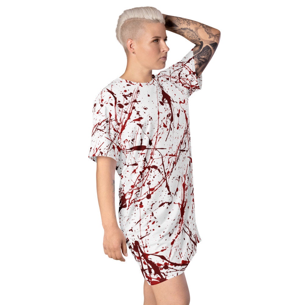 Blood Splatter T-shirt dress