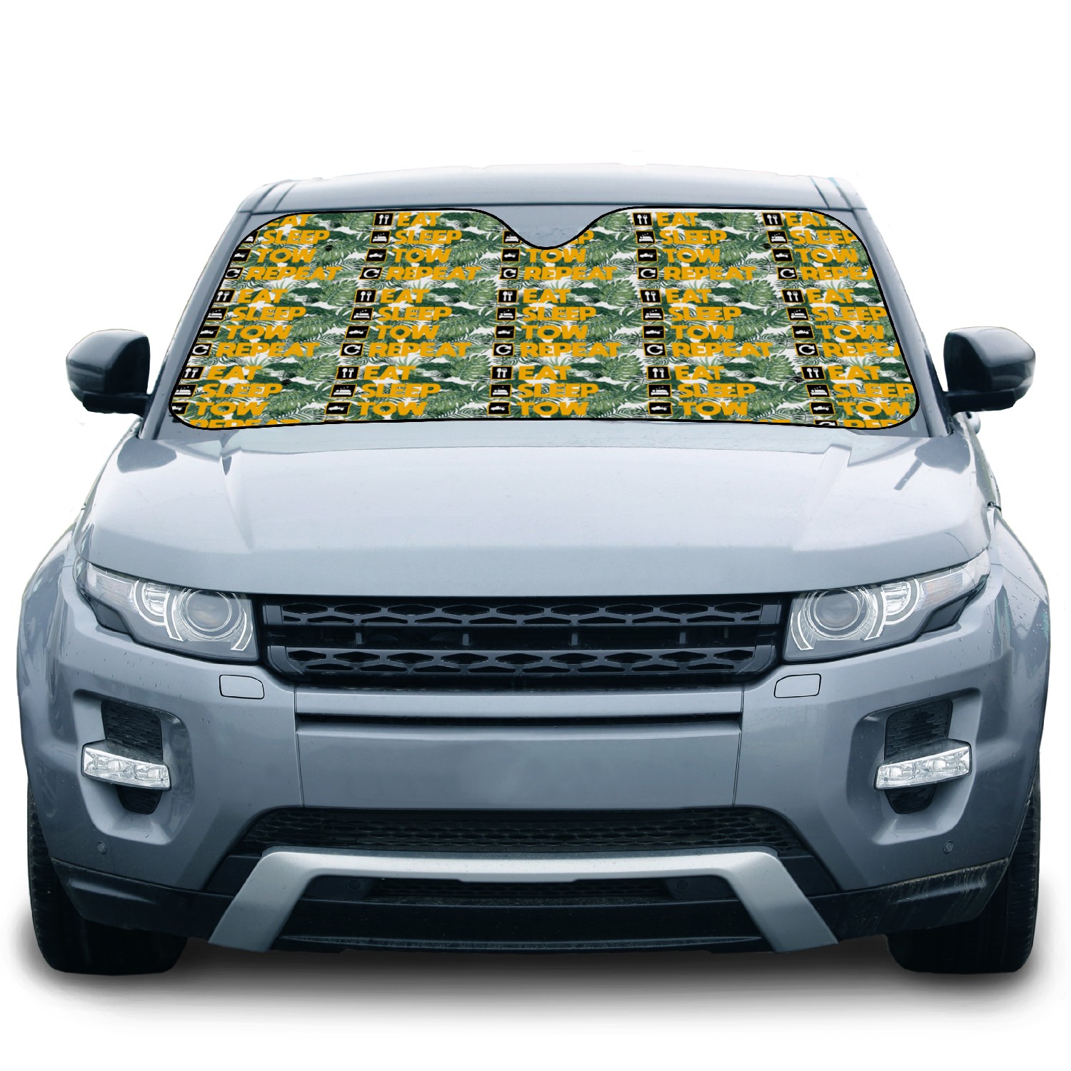 Eat Sleep Tow Repeat 1 Car Sun Shades