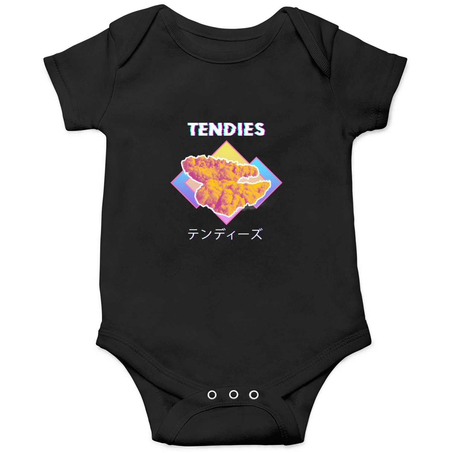 Tendies Chicken Onesies Vaporwave Tendies Chicken Ja