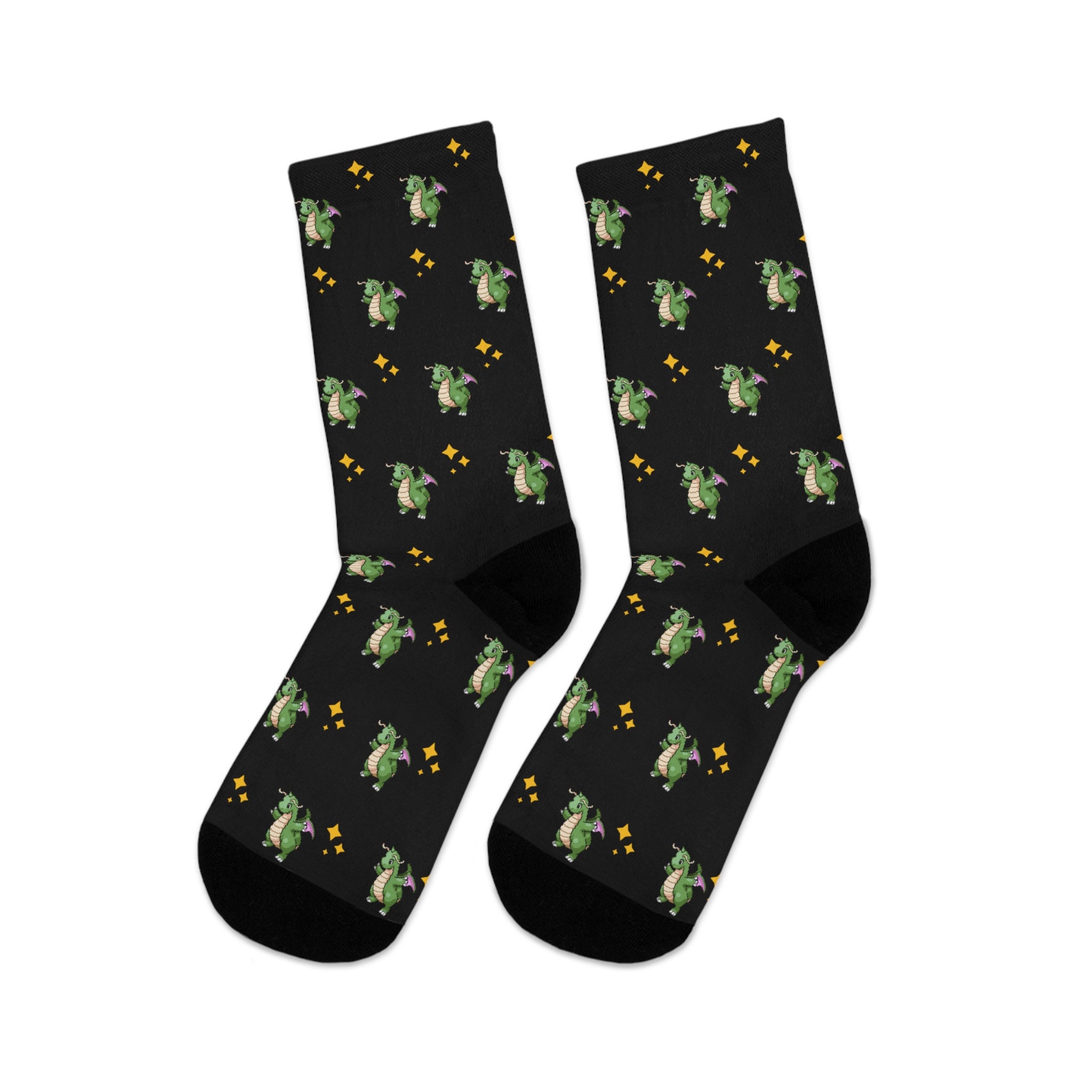 Shiny Dragonite Retro Socks, PKM Socks, Video Game Socks, Socks for Kids, Socks for Him, Socks for Her