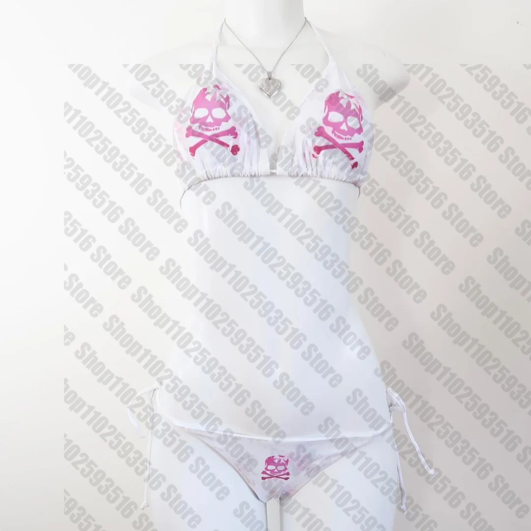 Women's Two-Piece Tankini Swimsuit Set with Micro Bikini Bottom