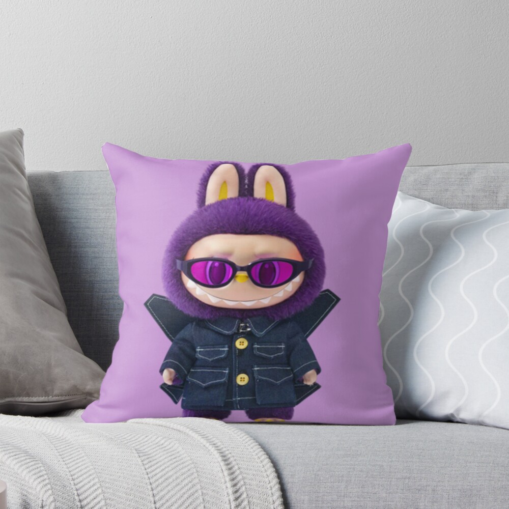 Labubu Doll Pillow, Cute Labubu Pillows Gift, Gift for Fan