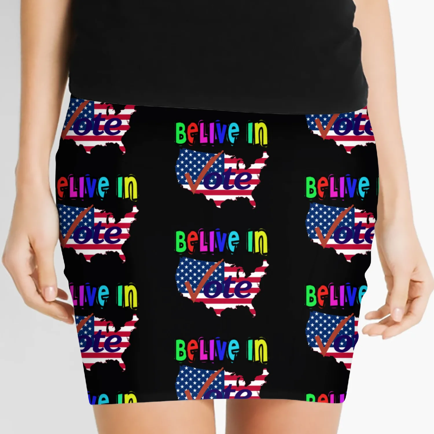 USA Election Women's Mini Skirts