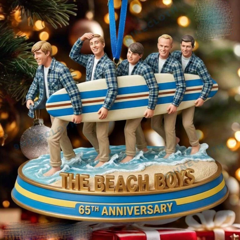 2025 The Beach Bo,ys 65th Anniversary Ornament 2D FLAT