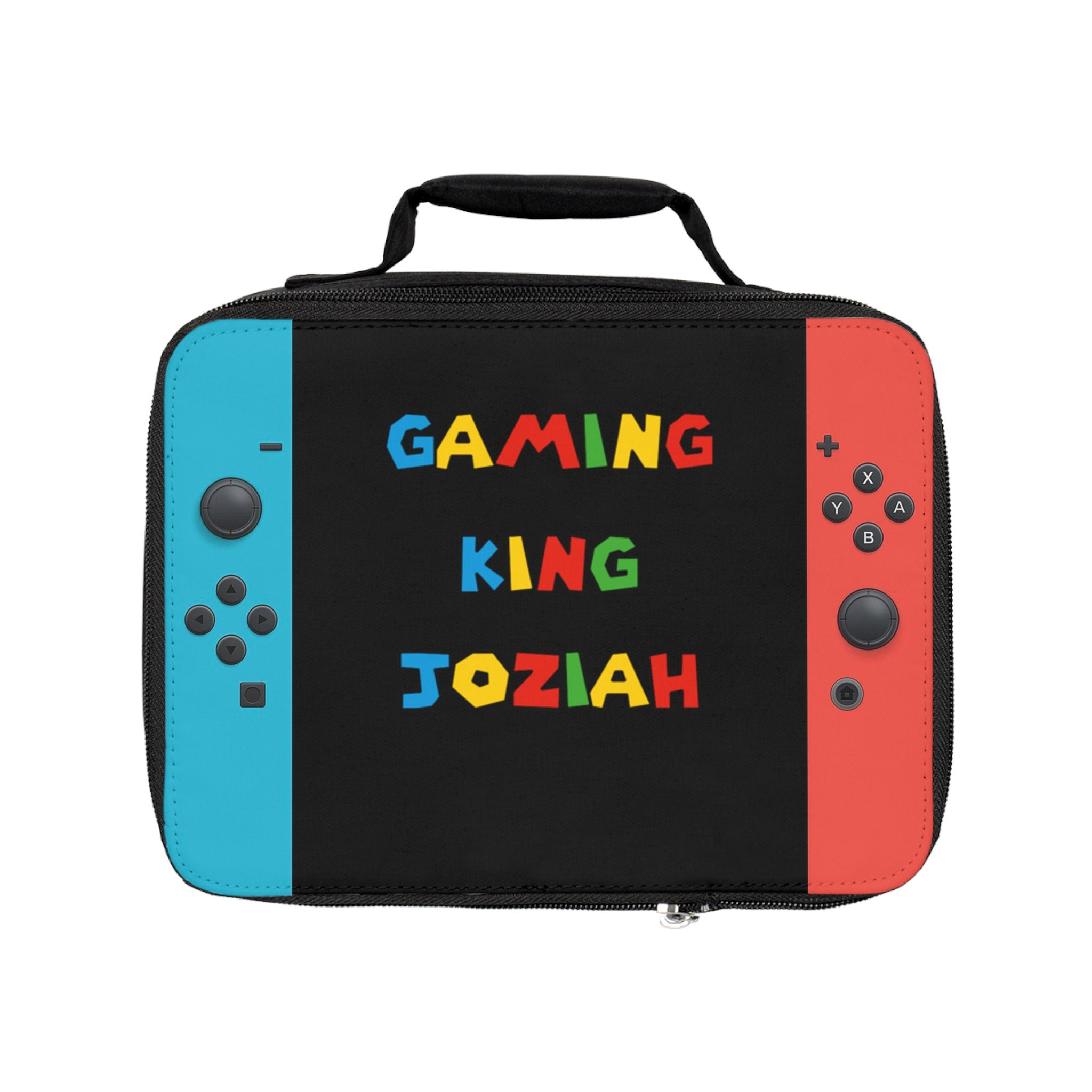 Personalized Custom Gaming Switch King / Queen Lunch Box, Back to School Gift, Portable Lunch Box for Outdoor Picnic, Storage Food Tote Bags