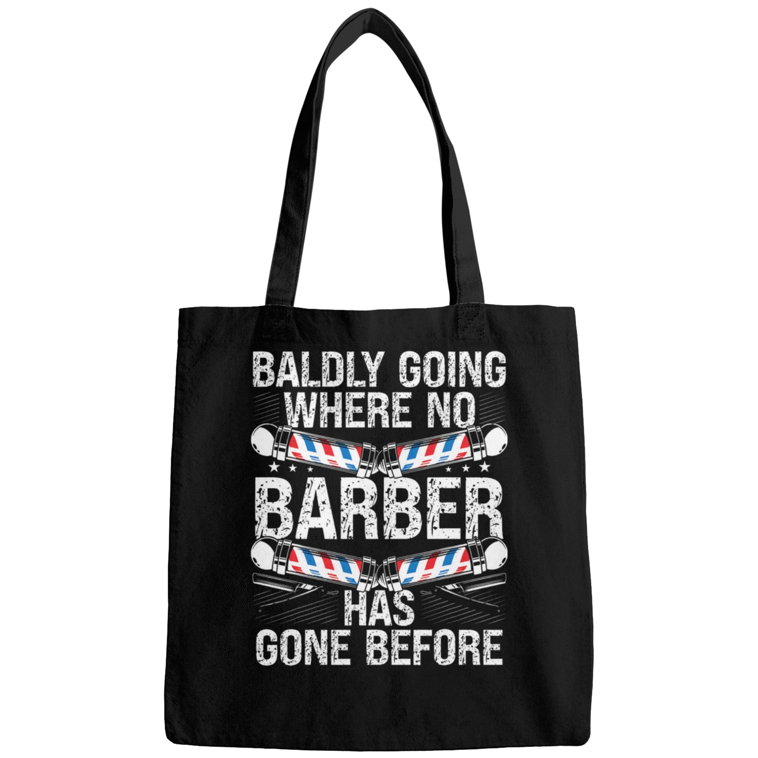 Baldly Going Where No Barber Has Gone Before Barber Bags