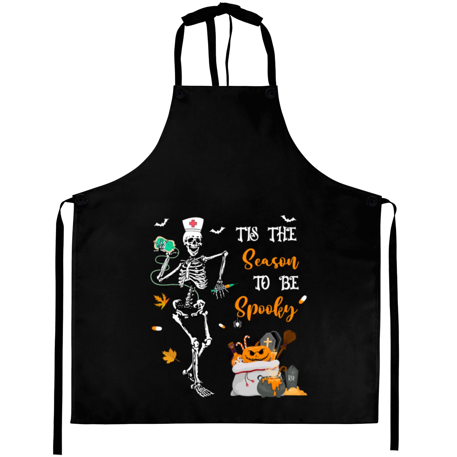 Tis The Season To Be Spooky Nurse Aprons
