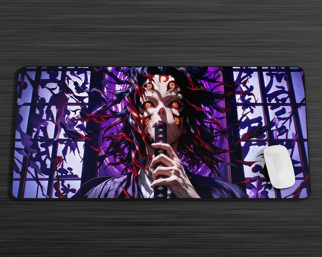 demon Kokushibo Eyes Gaming Mouse Pad Desk Mat