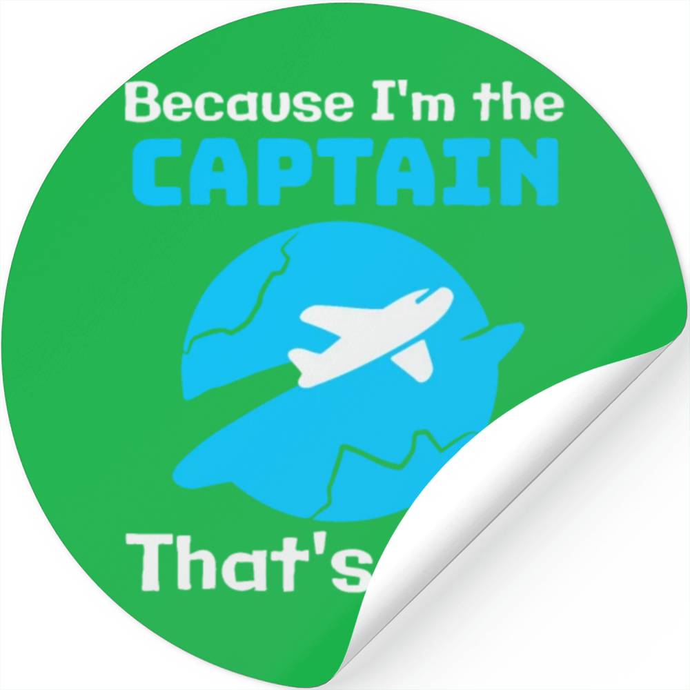 I am the Captain Stickers