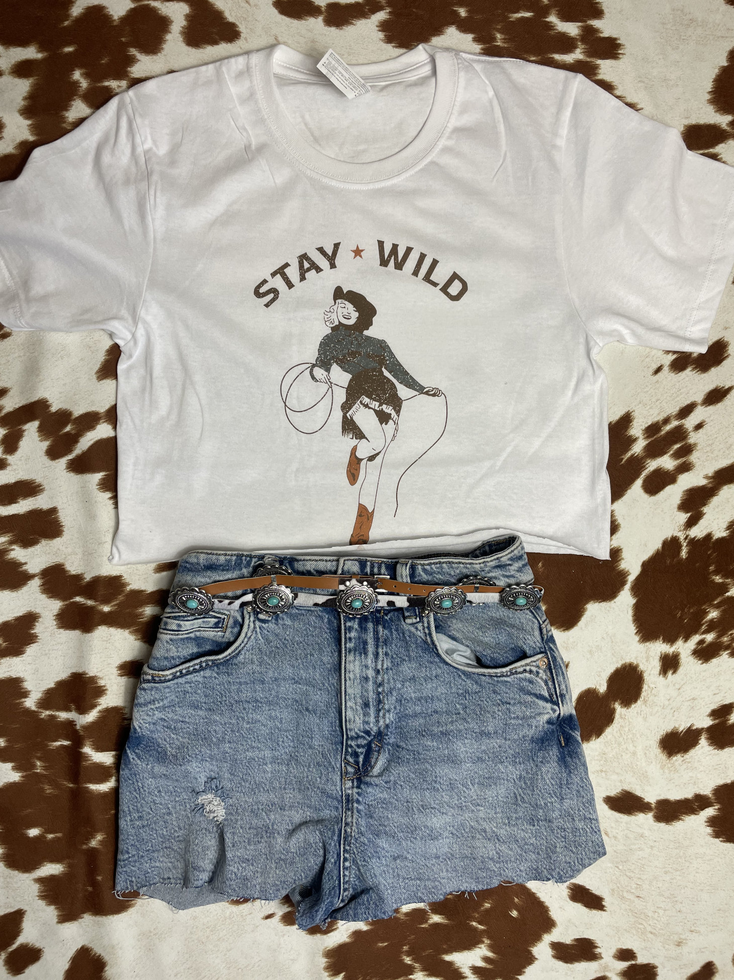 Stay Wild Country Girl Crop Top