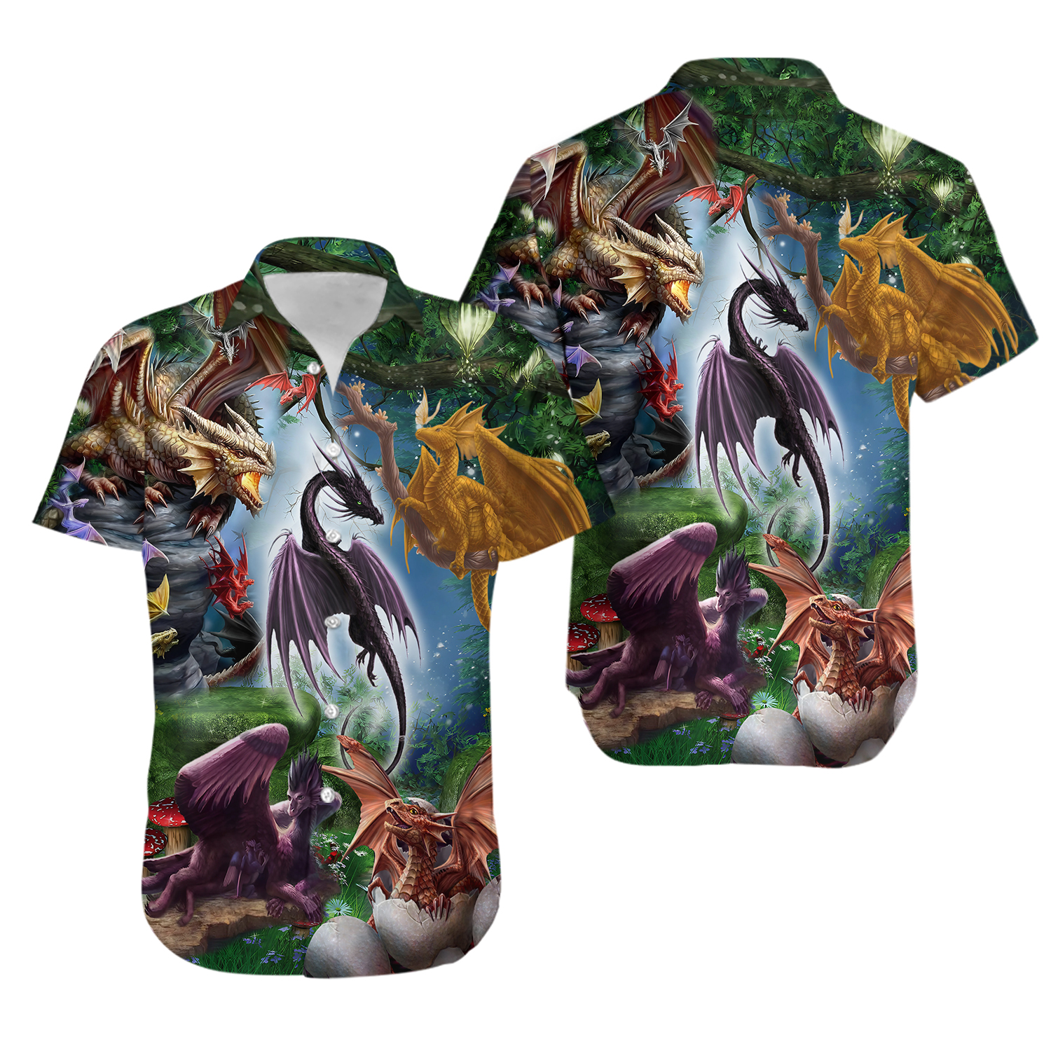 Dragon Fly 3D HAWAII SHIRT All Over Print Mother Day Gift