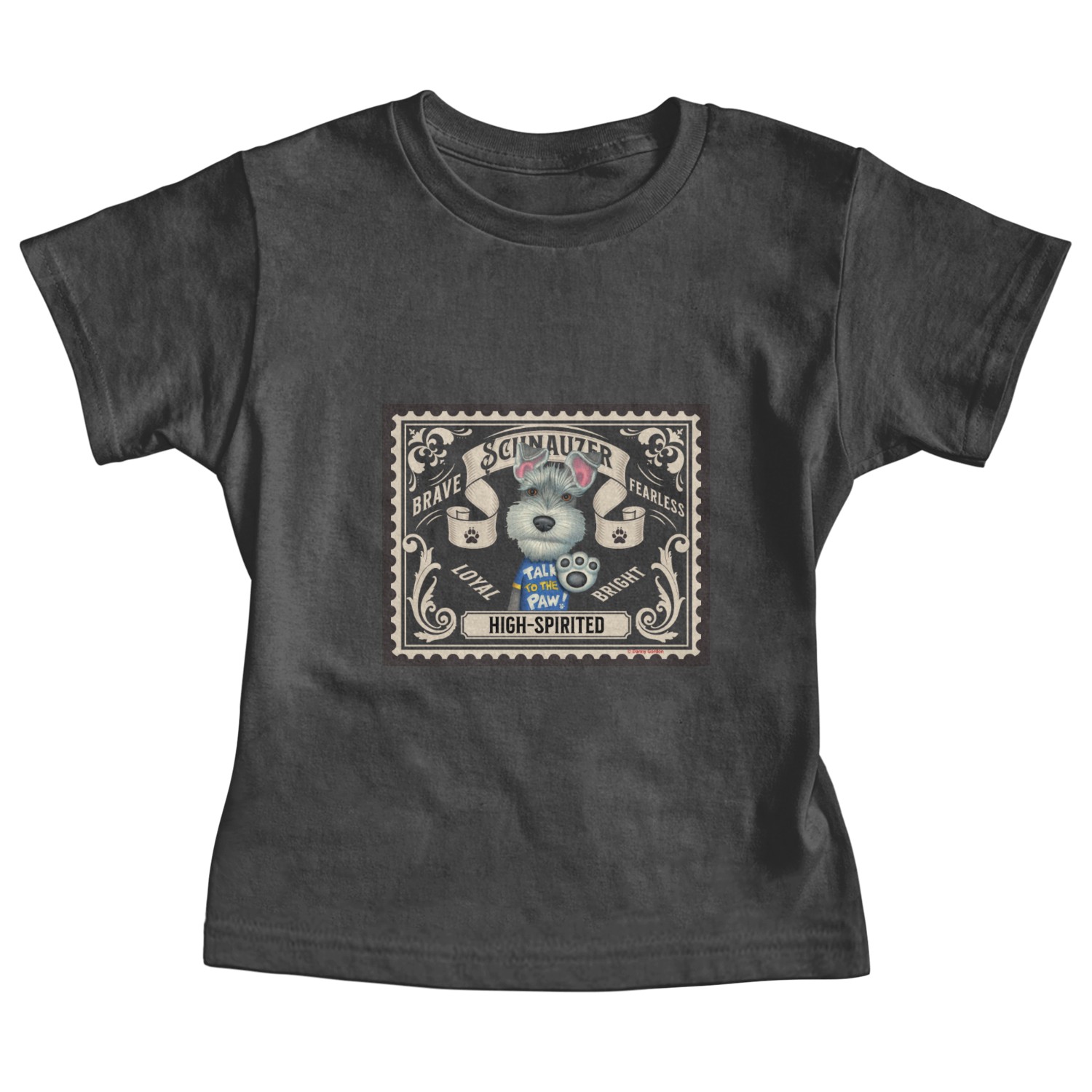 Cute Schnauzer Baby Tees