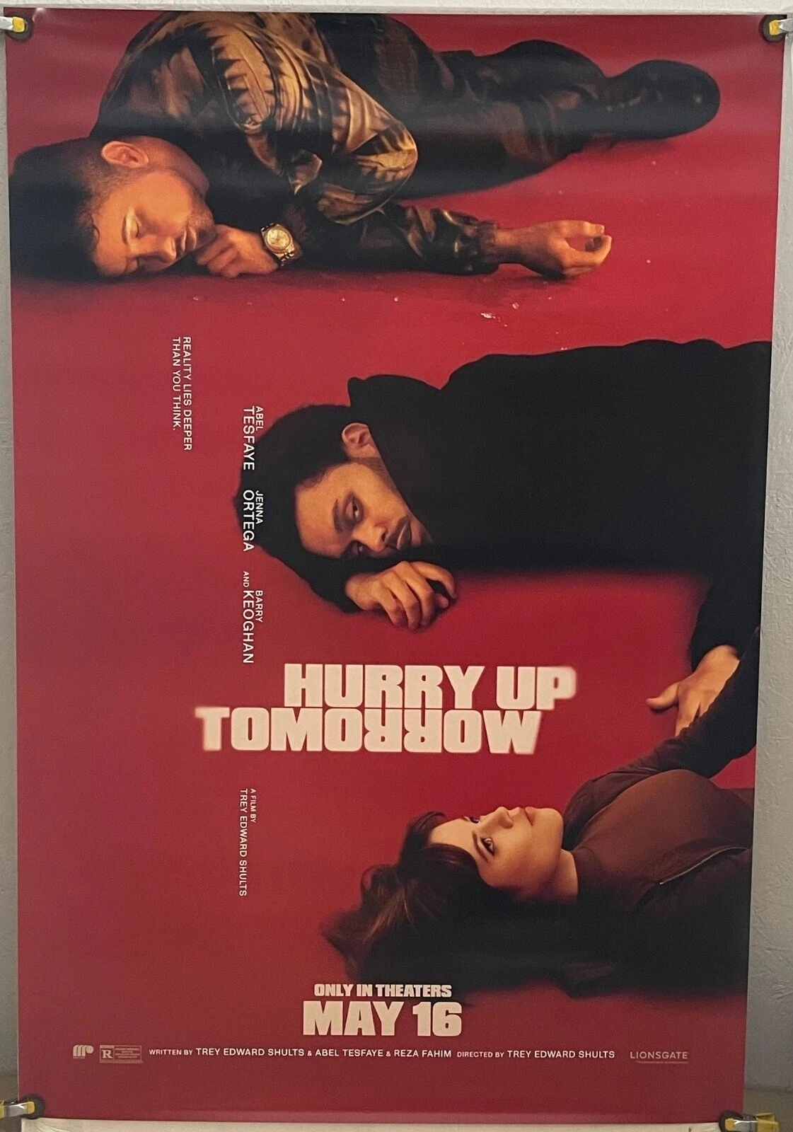 Hurry Up Tomorrow (2025) Weeknds & Jenna Ortega Movie Poster