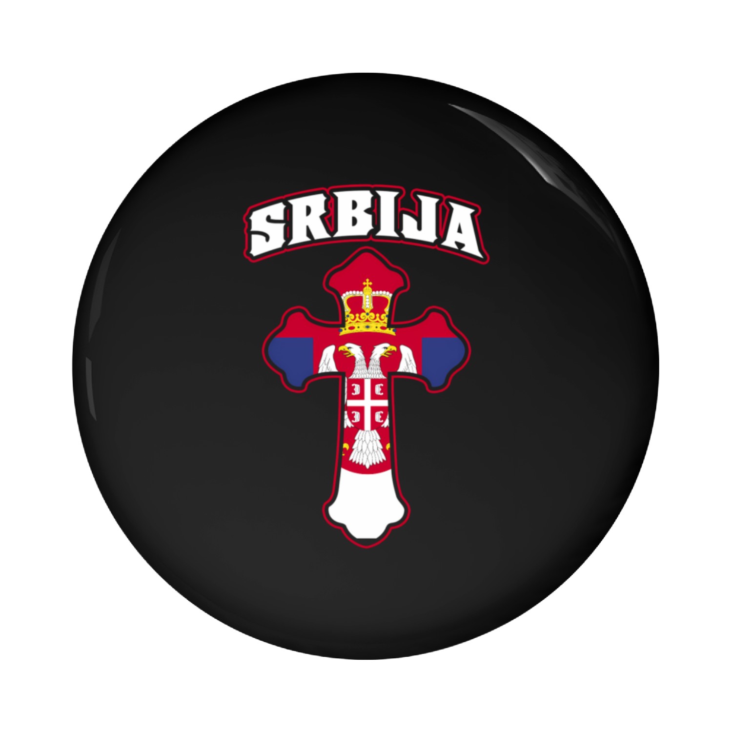Serbian Roots Srbija Serbs Serbian Serbia Flag Pin Buttons
