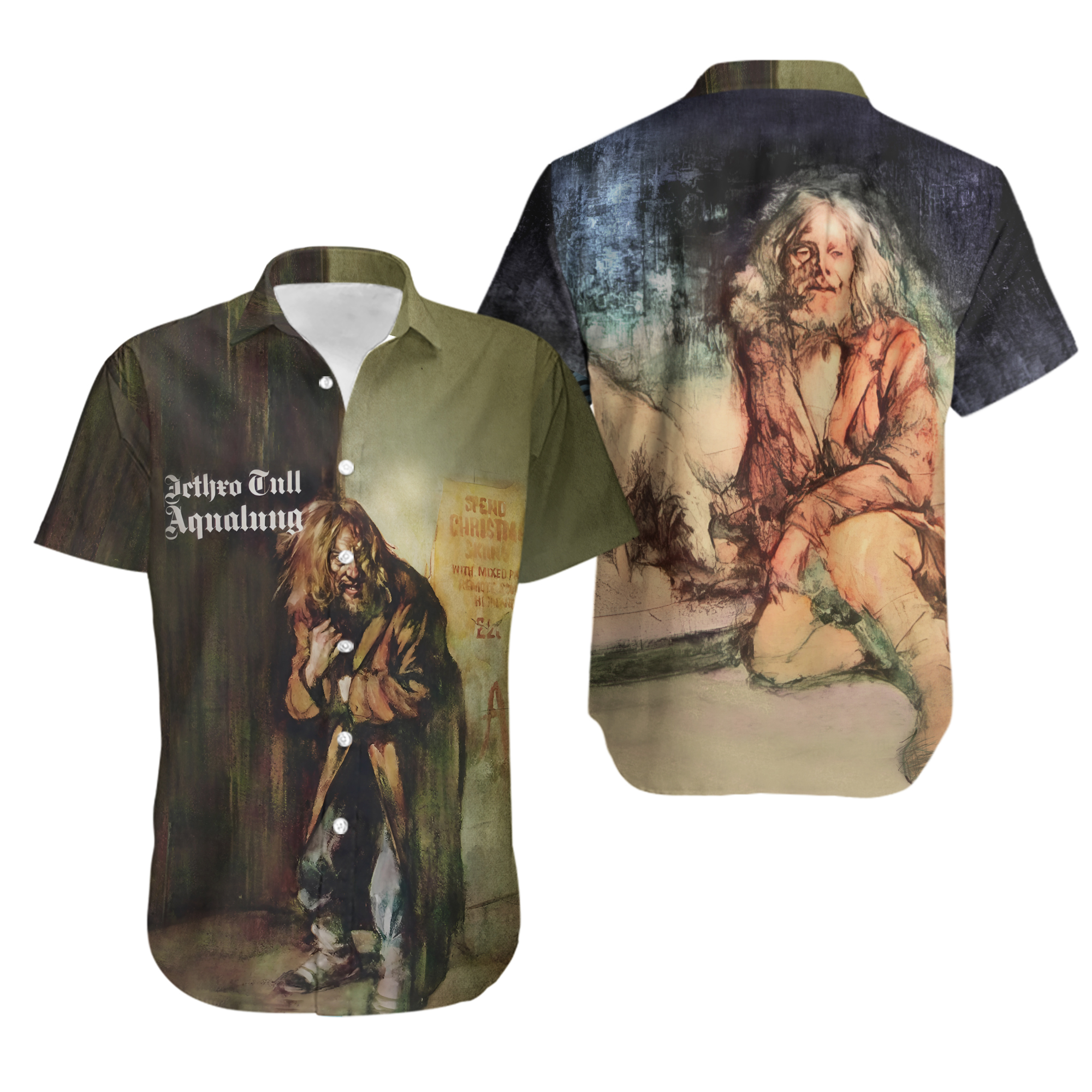 Jethro Tull Aqualung Hawaiian Shirt Music Lovers Outfit