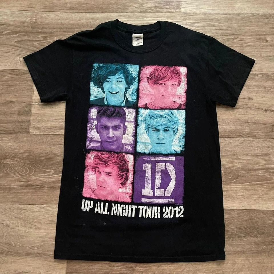One Direction Up All Night Tour 2012 T-Shirt, One Direction 2012 Shirt