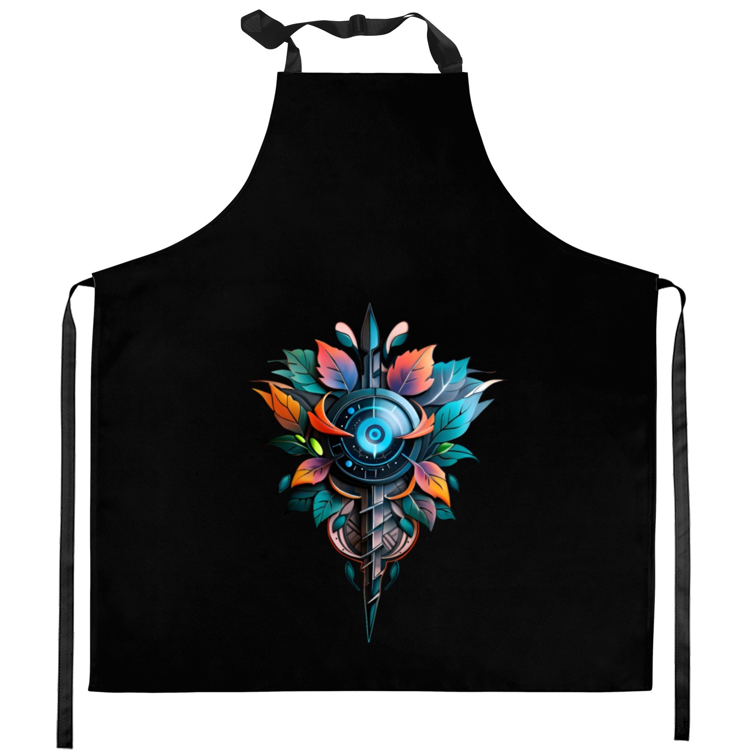Cyber nature Kitchen Aprons